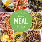 Free 7 Day Healthy Meal Plan (Dec 18-24)