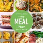 Free 7 Day Healthy Meal Plan (Dec 25-31)