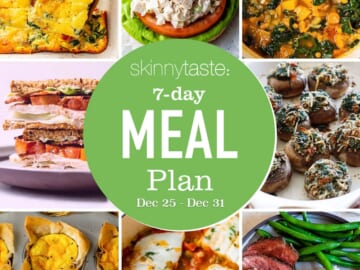 Free 7 Day Healthy Meal Plan (Dec 25-31)