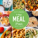Free 7 Day Healthy Meal Plan (Jan 8-14)