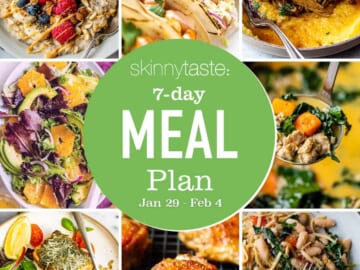 Free 7 Day Healthy Meal Plan (Jan 29-Feb 4)