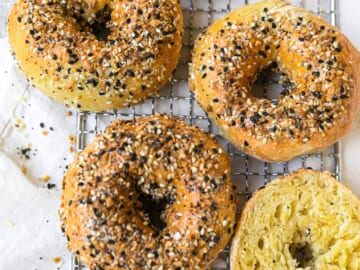 High Protein Egg Bagels