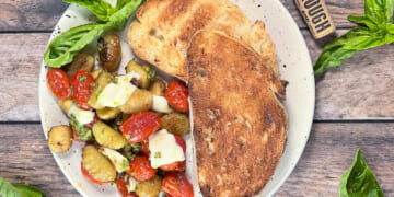 Sheet Pan Caprese Gnocchi