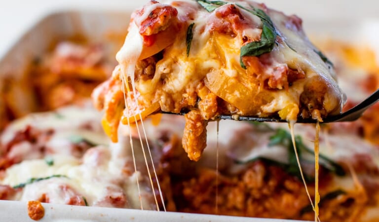 Butternut Squash Lasagna (No-Noodle)