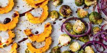 sheet pan delicata squash