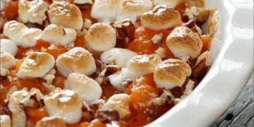 Sweet Potato Casserole with Marshmallows