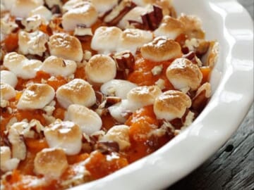 Sweet Potato Casserole with Marshmallows