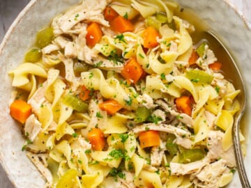 Leftover Turkey Noodle Soup