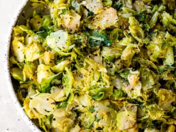 Lemon Brussel Sprouts