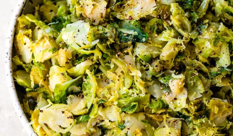 Lemon Brussel Sprouts