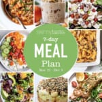 Free 7 Day Healthy Meal Plan (Nov 27- Dec 3)