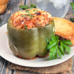 Ground Chicken Stuffed Peppers