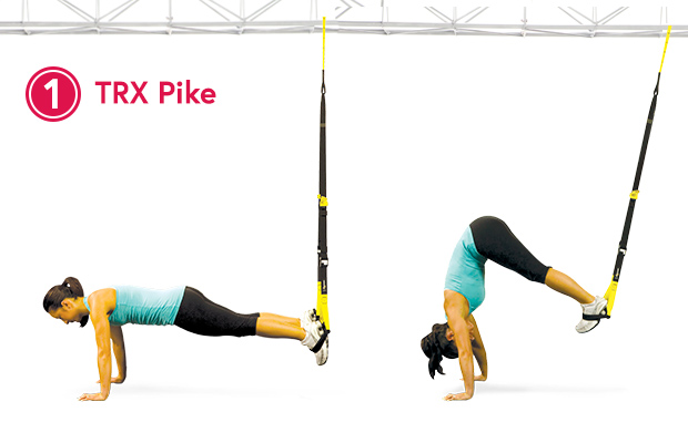 50 Ab Exercises: TRX Plank to Pike