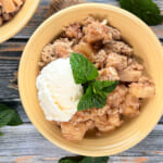 Old Fashioned Apple Crisp with Oat Topping