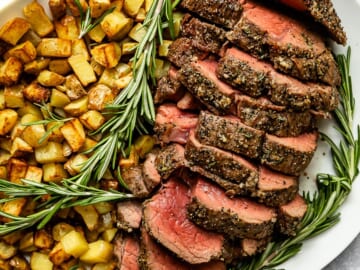 Garlic Rosemary Beef Tenderloin