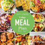 Free 7 Day Healthy Meal Plan (Jan 1-7)