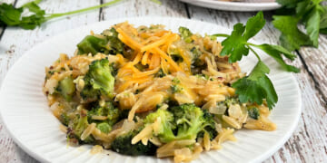 One Pot Cheesy Broccoli Orzo