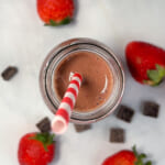 Chocolate Strawberry Banana Smoothie