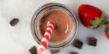 Chocolate Strawberry Banana Smoothie