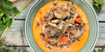 Chicken, Mushroom, and Wild Rice Soup