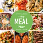 Free 7 Day Healthy Meal Plan (Jan 22-28)