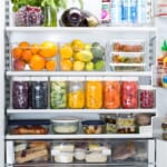 organized refrigerator photo