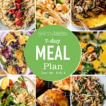 Free 7 Day Healthy Meal Plan (Jan 29-Feb 4)