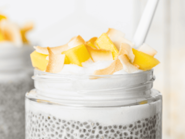 Protein Coconut Cream Pie Chia Pudding Cups