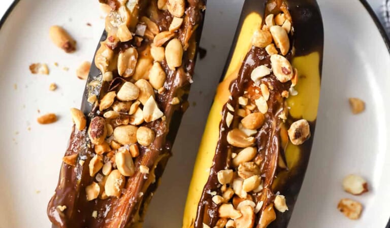 Air Fryer Banana Split