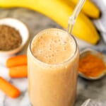 Carrot Banana Protein Smoothie