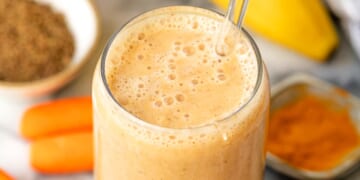 Carrot Banana Protein Smoothie