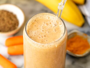 Carrot Banana Protein Smoothie