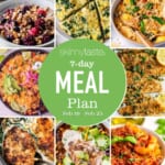 Free 7 Day Healthy Meal Plan (Feb 19-25)