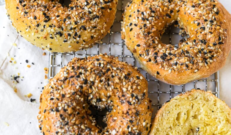 High-Protein Egg Bagel