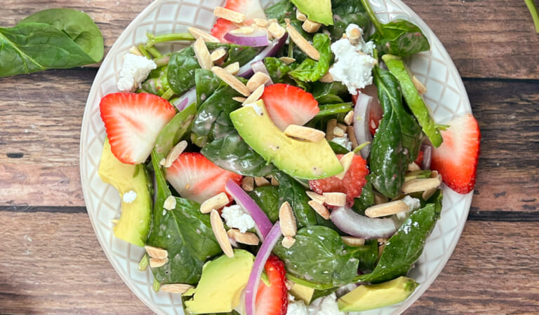 Strawberry Goat Cheese Salad