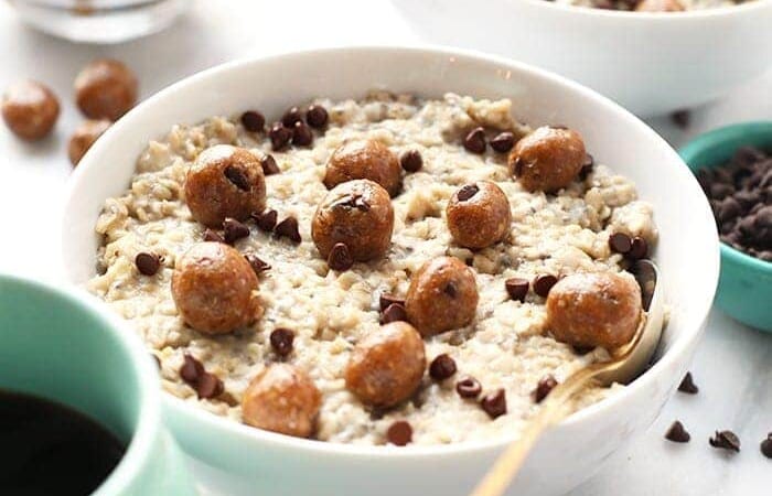 Chocolate Chip Cookie Dough Oatmeal