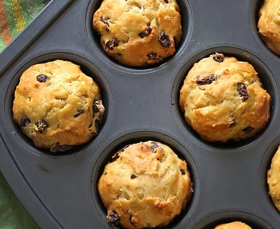 Whole Wheat Irish Soda Bread Muffins