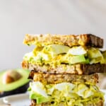 Avocado Egg Salad on toast