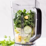 This healthy, Green Apple Lemon Cucumber and Ginger Smoothie is a great source of many vitamins and minerals, especially vitamin C and a great way to boost your immune system.