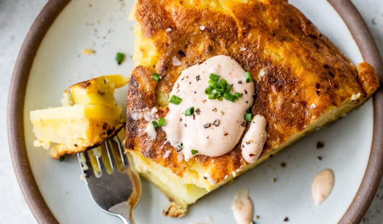 Spanish Tortilla with Pimenton Aioli