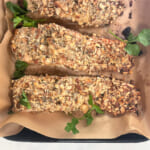 Almond Crusted Honey Dijon Salmon