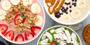 3 smoothie bowls