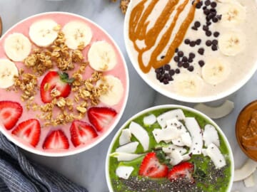 3 smoothie bowls