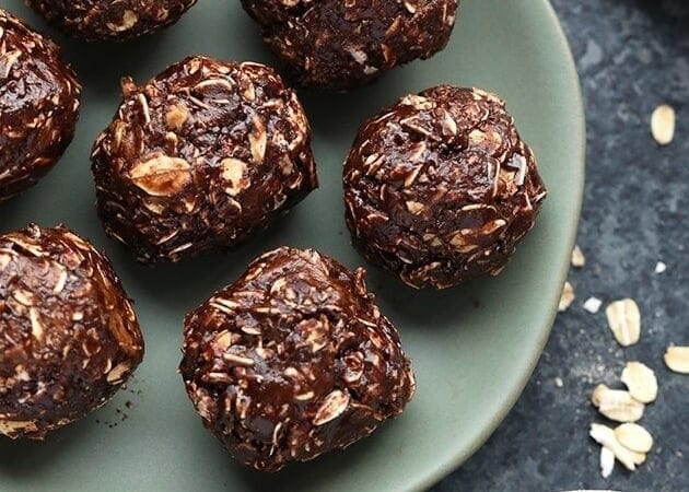 Chocolate No Bake Peanut Butter Balls