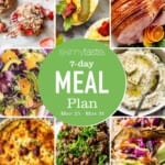 Free 7 Day Healthy Meal Plan (March 25-31)