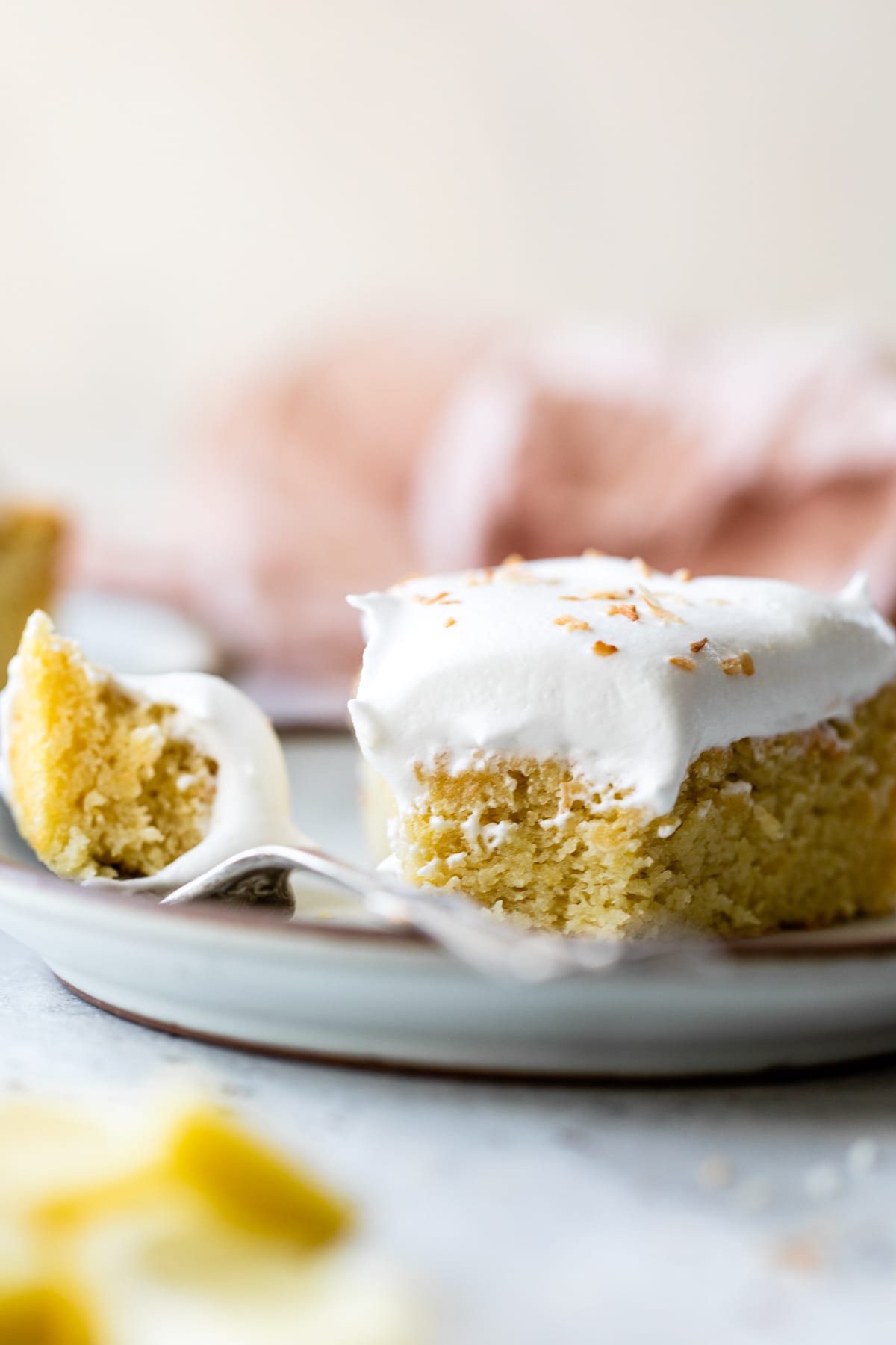 Coconut-Lemon Almond Cake