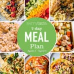 Free 7 Day Healthy Meal Plan (April 1-7)