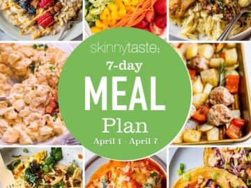 Free 7 Day Healthy Meal Plan (April 1-7)