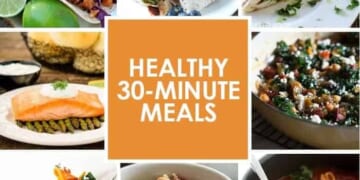Quick and nutritious recipes that can be prepared in just 30 minutes.
