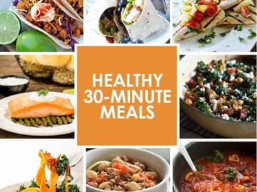 Quick and nutritious recipes that can be prepared in just 30 minutes.